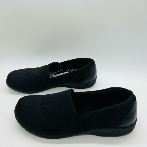 ABEO WOMENS BLACK CASUAL SLIP ON COMFORT SHOES SIZE 8.5 - Picture 2 of 12